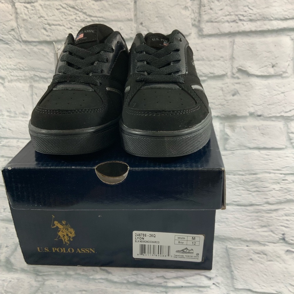 U.S Polo Boy 12 Lyon Black & Silver